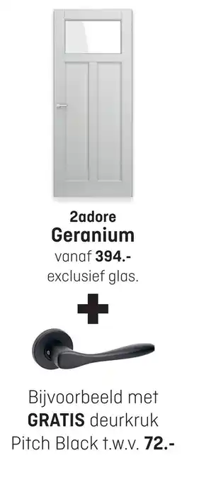 Hubo 2adore Geranium aanbieding