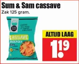 Dirk Sum & Sam cassave aanbieding