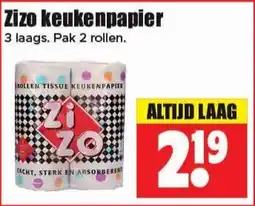 Dirk Zizo keukenpapier aanbieding