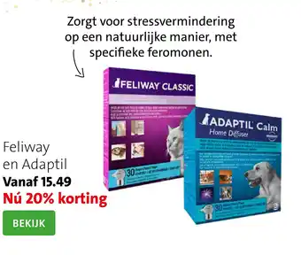 Intratuin Feliway en Adaptil aanbieding