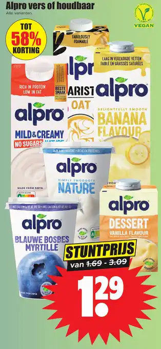 Dirk Alpro vers of houdbaar aanbieding