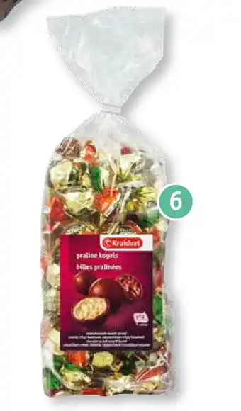 Kruidvat Kruidvat kerstpralines 750 gram aanbieding