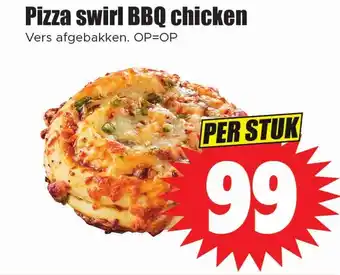 Dirk Pizza swirl BBQ chicken aanbieding