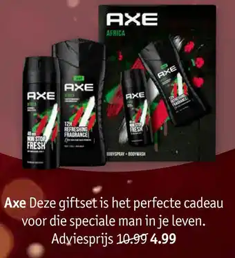 Kruidvat Axe aanbieding