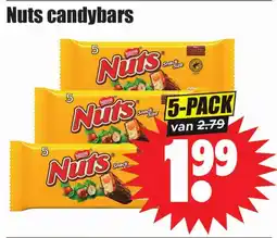 Dirk Nuts candybars aanbieding