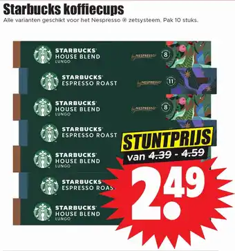 Dirk Starbucks koffiecups aanbieding