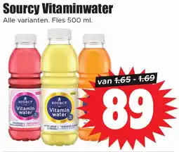 Dirk Sourcy Vitaminwater aanbieding