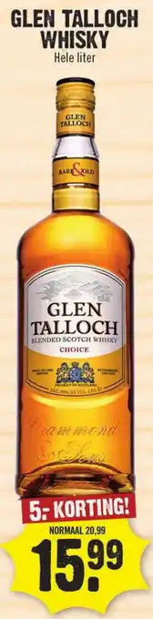 Dirk Glen talloch whisky aanbieding