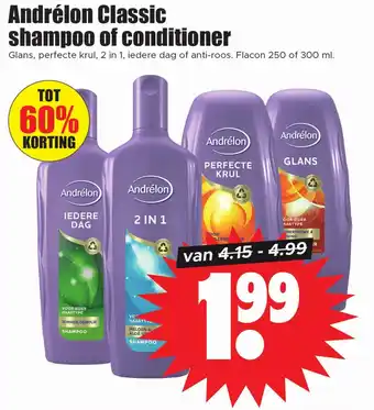 Dirk Andrélon Classic shampoo of conditioner aanbieding