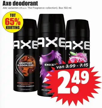 Dirk Axe deodorant aanbieding