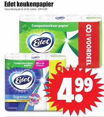 Dirk Edet keukenpapier aanbieding