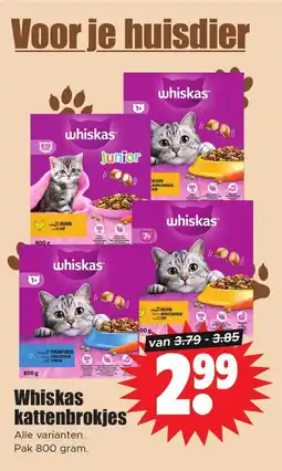 Dirk Whiskas kattenbrokjes aanbieding