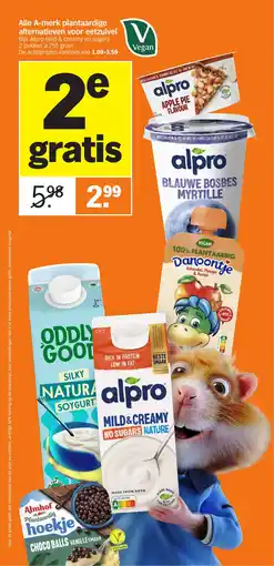 Albert Heijn Alle A merk plantaardige alternatieven voor eetzuivel aanbieding