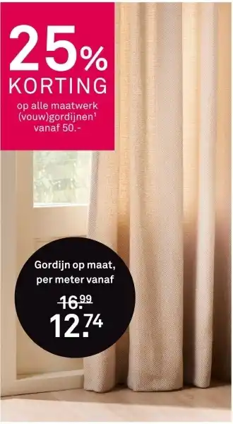 Karwei Gordijn op maat aanbieding