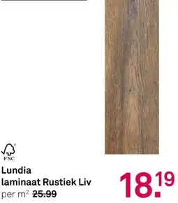 Karwei Lundia laminaat Rustiek Liv aanbieding