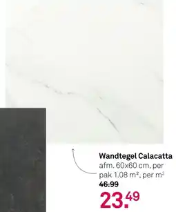 Karwei Wandtegel Calacatta aanbieding