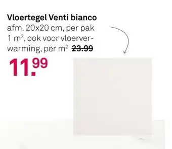 Karwei Vloertegel Venti bianco afm. , aanbieding