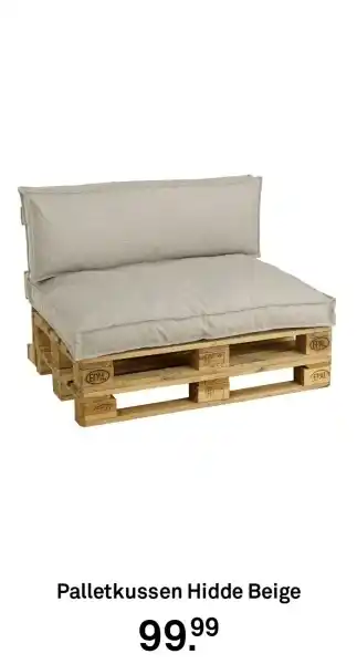 Karwei Palletkussen hidde beige aanbieding