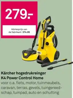 Karwei Kärcher hogedrukreinger k4 power control home aanbieding