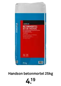 Karwei Handson betonmortel aanbieding