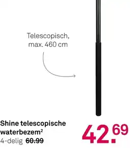 Karwei Shine telescopische waterbezem aanbieding