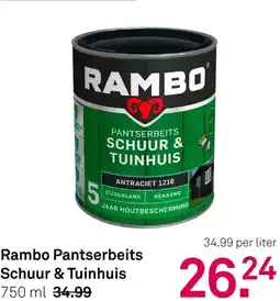 Karwei Rambo pantserbeits schuur & tuinhuis aanbieding