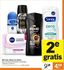 Albert Heijn Alle Axe, Nivea en Sanex aanbieding