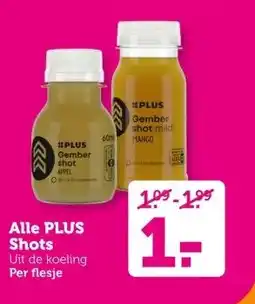 Coop Alle PLUS Shots aanbieding