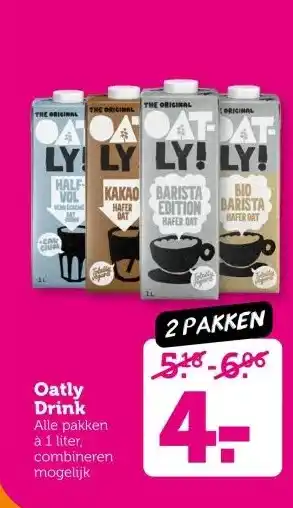 Coop Oatly Drink aanbieding