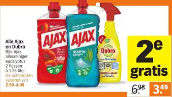 Albert Heijn Alle Ajax en Dubro aanbieding