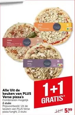 Coop Alle Uit de keuken van PLUS Verse pizza's aanbieding