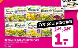 Coop Bonduelle Groenteconserven aanbieding