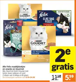 Albert Heijn Alle Felix maaltijdzakjes en snacks en Gourmet aanbieding