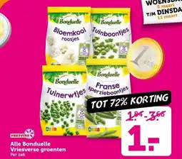 Coop Alle Bonduelle Vriesverse groenten aanbieding