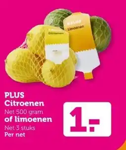 Coop PLUS Citroenenof limoenen aanbieding