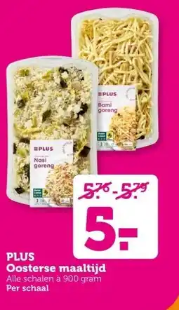 Coop PLUS Oosterse maaltijd aanbieding