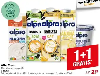 Coop Alle Alpro aanbieding