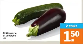 Albert Heijn AH Courgette en aubergine aanbieding