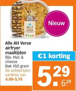 Albert Heijn Alle AH Verse airfryer maaltijden aanbieding