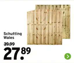 GAMMA Schutting Wales aanbieding