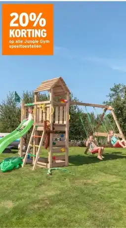 GAMMA op alle Jungle Gym speeltoestellen aanbieding