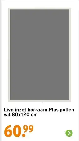 GAMMA Livn inzet horraam Plus pollen aanbieding