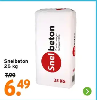 GAMMA Snelbeton aanbieding