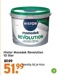 GAMMA Histor Monodek Revolution aanbieding