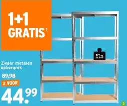 GAMMA Zwaar metalen opbergrek aanbieding