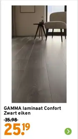 GAMMA Gamma laminaat Confort Zwart eiken aanbieding