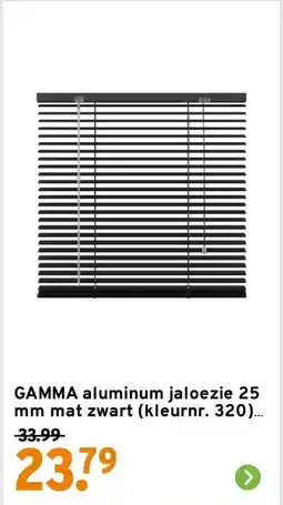 GAMMA Gamma aluminum jaloezie aanbieding