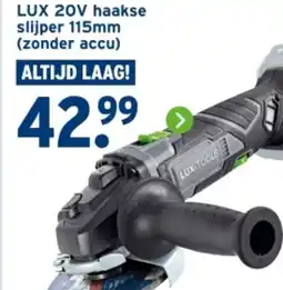 GAMMA LUX 20V haakse slijper aanbieding