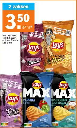 Albert Heijn Alle Lay's MAX en Lay's Flavour aanbieding