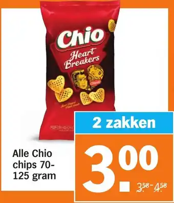 Albert Heijn Alle Chio chips aanbieding